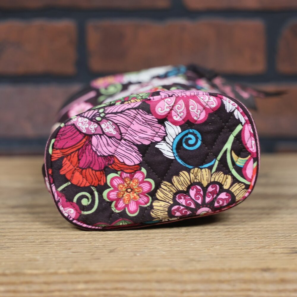 Vera Bradley Retired Mod Floral Pink Insulated Cosmetic Bag/Bottle Holder - Picture 4 of 7